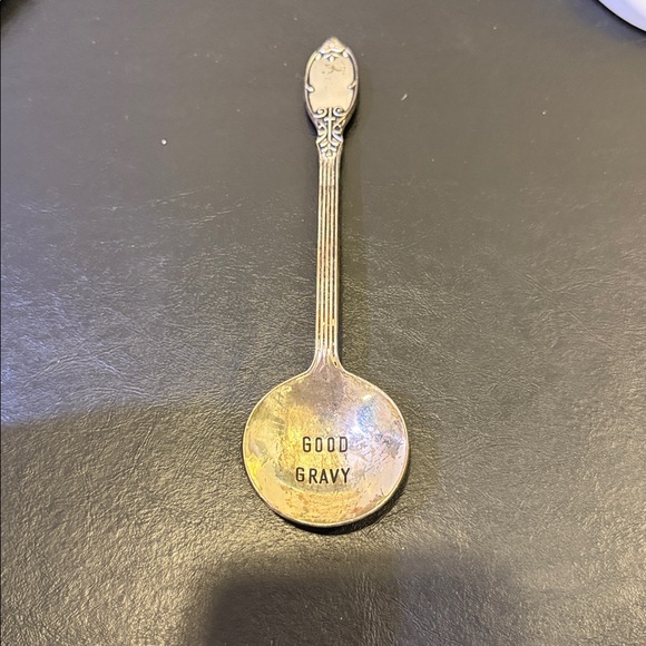 Mud Pie‎ Gravy Bowl "So Gravy Baby", Saucer, & “good gravy” spoon - Picture 7 of 8